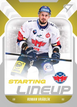 Roman Vrablik Ceske Budejovice Tipsport ELH 2022/23 SportZoo 2. serie Starting LINEUP #SL-15